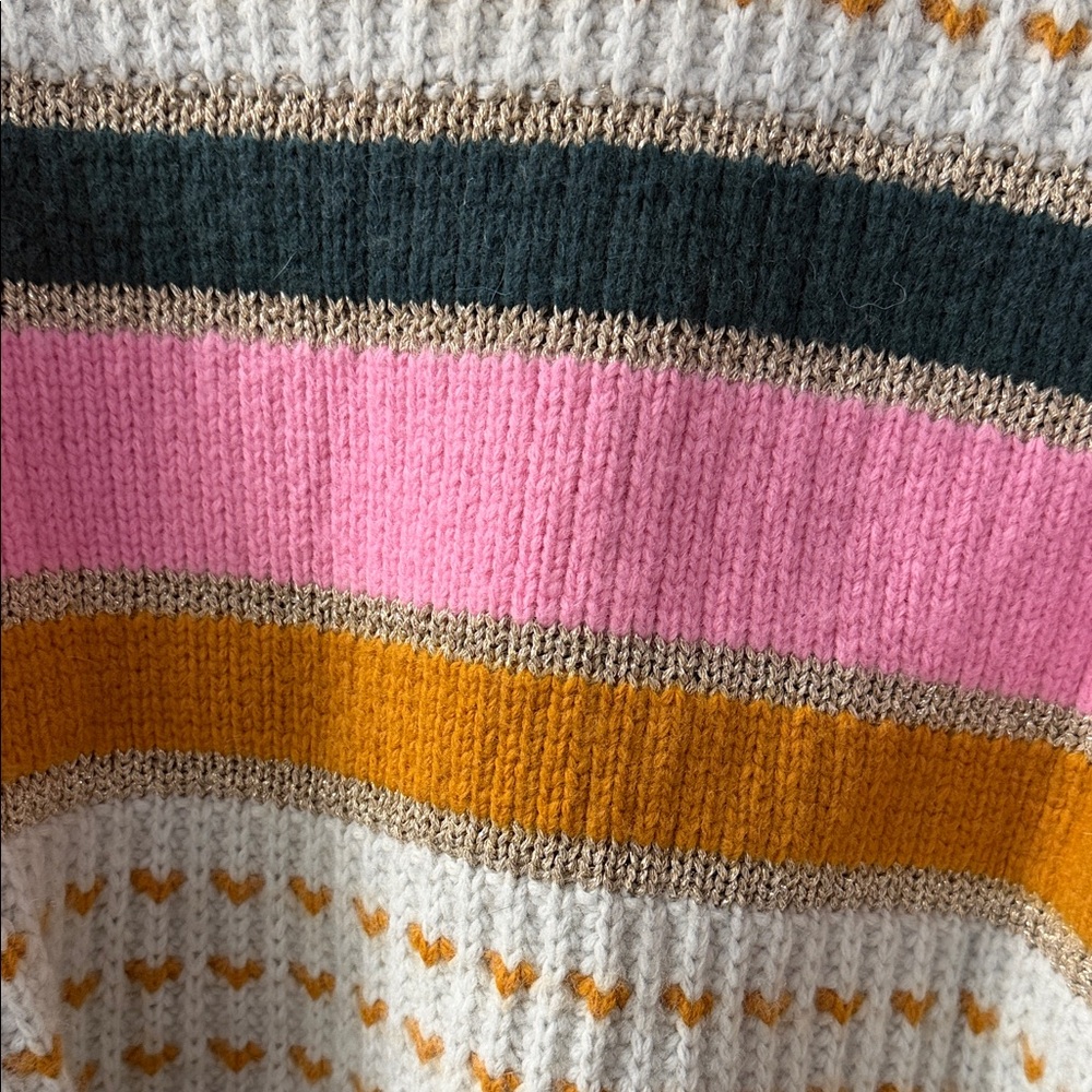 Madewell Multicolor Striped Crew Neck Sweater - Picture 4 of 6